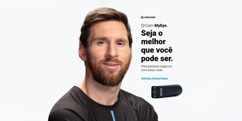 Lionel Messi é o novo embaixador da OrCam
